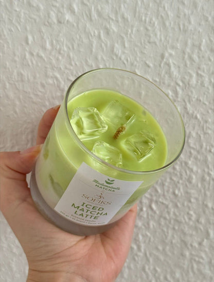 Bougie Iced Matcha Latte Édition Limitée - Mademoiselle Matcha