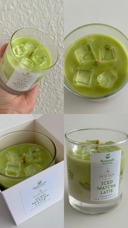 Bougie Iced Matcha Latte Édition Limitée - Mademoiselle Matcha