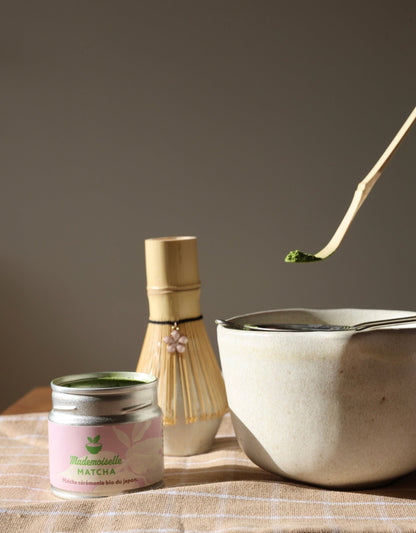 Cuillère à Matcha traditionnel en bambou fait main - Mademoiselle Matcha