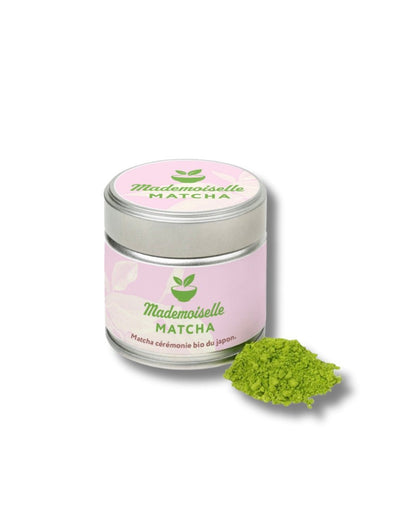 🍃Matcha de Cérémonie Bio de Grade Supérieur Précommandes exclusives avec fouet en bambou + gourde en verre OFFERT 🎁 - Mademoiselle Matcha