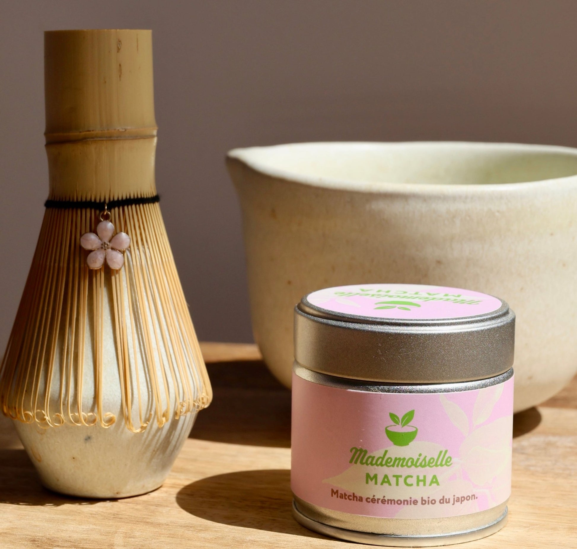 PRÉCOMMANDE • Matcha Cérémonial Bio 30 g + Fouet en bambou Offert - Mademoiselle Matcha